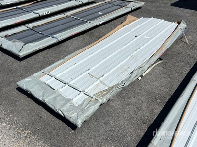 Quantity of (50) 2026 SKLP SK-XH50 10 ft x 36 in. Galvalume Steel Sheets (Unused)