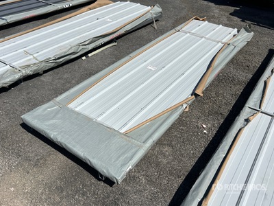 Quantity of (50) 2026 SKLP SK-XH50 10 ft x 36 in. Galvalume Steel Sheets (Unused)