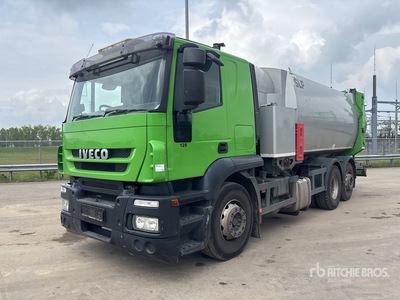 2013 Iveco Stralis AT260 SY/PS 6x2 Sleeper Side Loader Waste Collection Truck