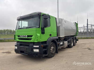 2013 Iveco Stralis AT260 SY/PS 6x2 Sleeper Side Loader Waste Collection Truck