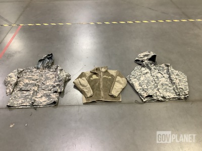 (7) Cold Weather Parkas, (22) Wet Weather Jackets & Assorted Items