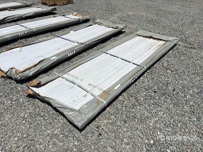 Quantity of (50) 2026 SKLP SK-XH50 3 ft x 10 ft Galvalume Steel Sheets (Unused)