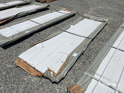 Quantity of (50) 2026 SKLP SK-XH50 3 ft x 10 ft Galvalume Steel Sheets (Unused)