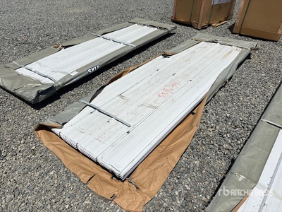 Quantity of (50) 2026 SKLP SK-XH50 3 ft x 10 ft Galvalume Steel Sheets (Unused)