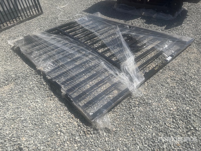 2026 SKLP SK-14BL Wrought Iron Bi-Parting 14 ft Driveway Gate (Unused)
