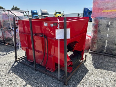 2026 GIYI GY-SUB75 24 in Skid Steer Side Unloading Bucket(Single Motor) Accessorio per mini pala (Unused)