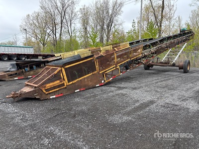 Custom Built 24 in x 60 ft Portable Conveyor
