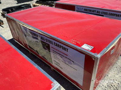 2026 SKLP SK-SC40 48FTx 30FTx 17FT Large Scale Storage Shed Zelte und Zeltkomponenten (Unused)