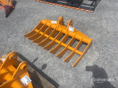 2026 GIYI 42 in Excavator Rake - Fits CAT 305 (Unused)