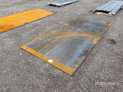 2026 SKLP 5 ft x 11 ft 9 in Stalen platen (Unused)