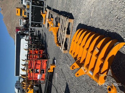 2026 GIYI 45 in Excavator Rake - Fits Cat 307 (Unused)