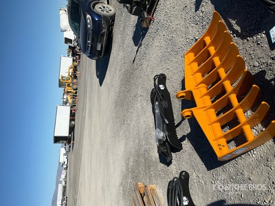 2026 GIYI 44 in Excavator Rake - Fits Cat 305 (Unused)