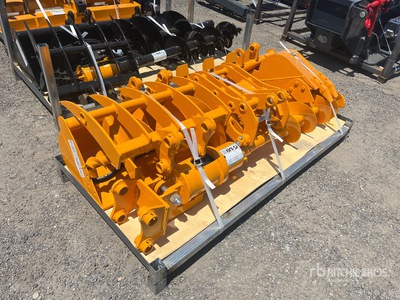 Quantity of (8) 2026 GIYI GYA-8 Mini Excavator Attachments - Fits Cat 301 (Unused)