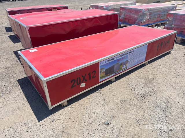 2026 SKLP SK-LS20 20 ft x 12 ft Metal Livestock Shelter (Unused)
