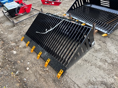 2026 GIYI GY-RB66 66 in Skeleton Skid Steer Bucket (Unused)