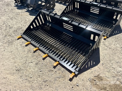 2026 GIYI GY-RB66 66 in Skeleton Skid Steer Bucket (Unused)