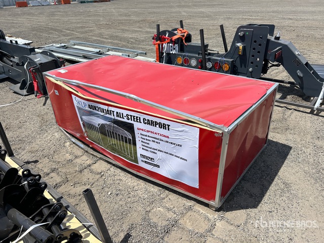 2026 AM General SK-SC40 40 ft x 20 ft x14 ft Large Scale Storage Shed (Unused)