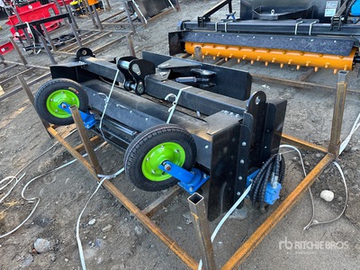 2026 GIYI GY-PR71 71 in Skid Steer Power Rake スキッドステア付属部品 (Unused)