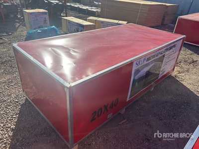 2026 SKLP SK-SC40 40FTx 20FTx 14FT all steel carport Zelte und Zeltkomponenten (Unused)