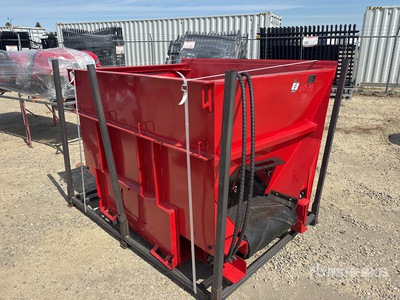 2026 GIYI GY-SUB75 Skid Steer Side Unloading Bucket (Single Motor) スキッドステア付属部品 (Unused)