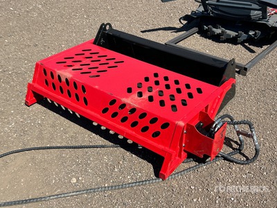 2026 GIYI GY-MRR60 47 in Mini Skid Steer Rock Rake (Unused)