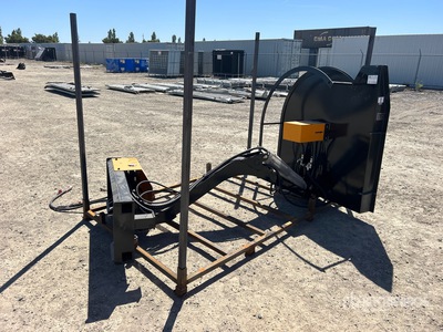 2026 GIYI GY-ECA74 54 in Articulating Skid Steer Brush Cutter (Unused)