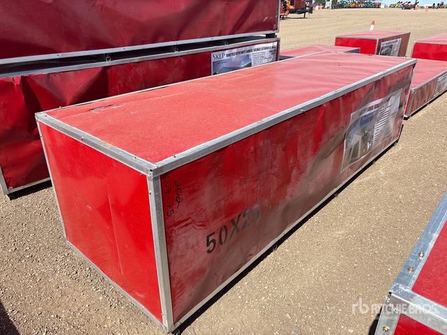 2026 SKLP SK-S5025 28 ft x 50 ft Large Scale Storage Shed (Unused)