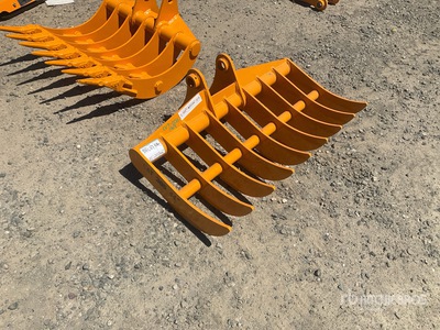 2026 GIYI Excavator Rake (Unused)