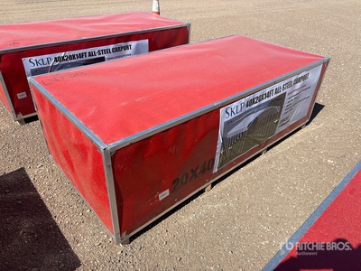 2026 SKLP SK-SC40 20 ft x 40 ft 40 ft x 20 ft x 14 ft All Steele Carport Carport (Unused)