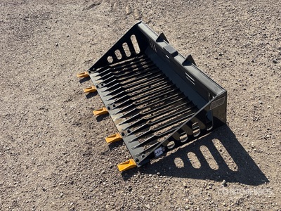 2026 GIYI GY-RB44 44 in Skeleton Mini Skid Steer Bucket (Unused)