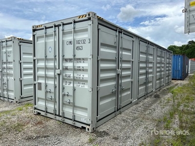 2025 40 ft High Cube Multi-Door Storage Container