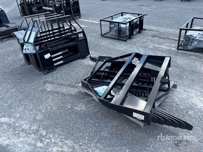 2026 Mower King SA 48 in Qty of 6 スキッドステア用フォーク (Unused)