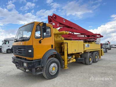 1998 Putzmeister BRF32.09EM on 1995 Mercedes-Benz 2631 6x4 Putzmeister M32 Concrete Pump Truck