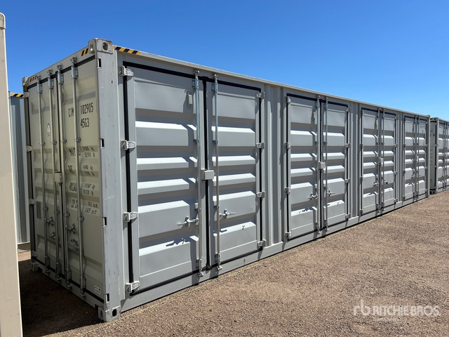 2025 40 ft High Cube Multi-Door Storage Container