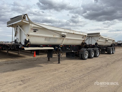 2018 Arne's 22 ft Super B-Train Lead Side Dump Trailer