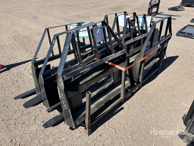Quantity of (8) 2026 Mower King SA 48 in Fourches pour chargeuse à différentiel (Unused)