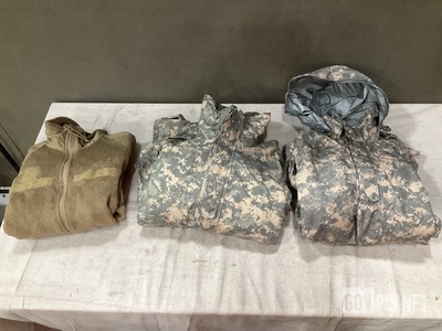 (32) Jackets, (30) Parkas, (12) Pairs of Trousers & Assorted Items