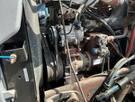 Engine with A/C Compressor