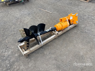 2026 GIYI 16 in Excavator Auger - Fits Cat 303 (Unused)