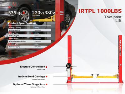 2026 SDGRAND IRTPL-RED 2 Post 10000 lb Vehicle Lift (Unused)