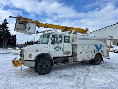 Posi-Plus 800-40-010 35 ft on 2000 Freightliner Fl80 4x2 Extended Cab شاحنة منصة مرفوعة
