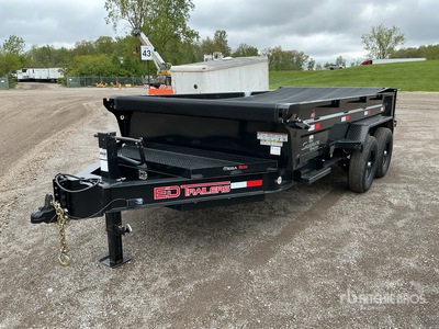 2026 ED Trailers 14 ft T/A Remolque Ligero de Volteo