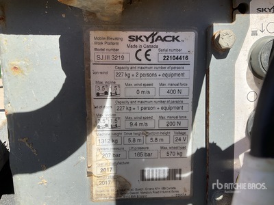 2017 Skyjack SJ111-3219 Schaarlift