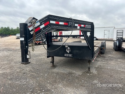 PJ 27 ft T/A Gooseneck Rimorchio con piano basculante