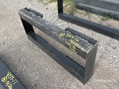 All-Star Skid Steer Attachment Mounting Plate (Unused)