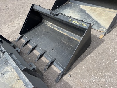 All-Star 60 in Low Pro w/Teeth Skid Steer Bucket (Unused)