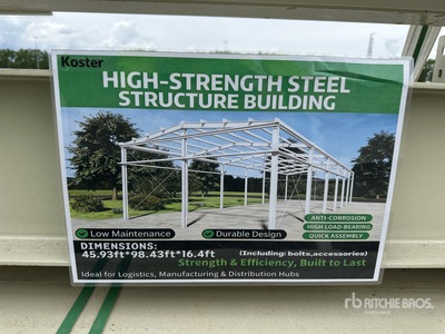 2026 Koster 45.93ftx98.43ftx16.4ft Framed Storage Building Struttura mobile (Unused)