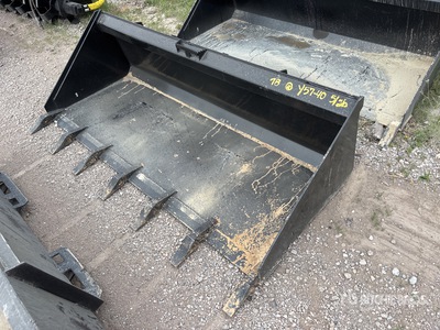All-Star 78 in Low Pro w/Teeth Skid Steer Bucket (Unused)
