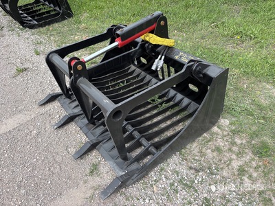 All-Star 48 in Rock w/Teeth Skid Steer Grapple (Unused)