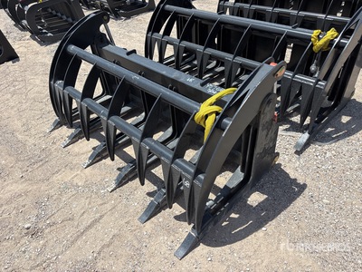 Mid-State 68 In Skid Steer Root Rake (Unused)